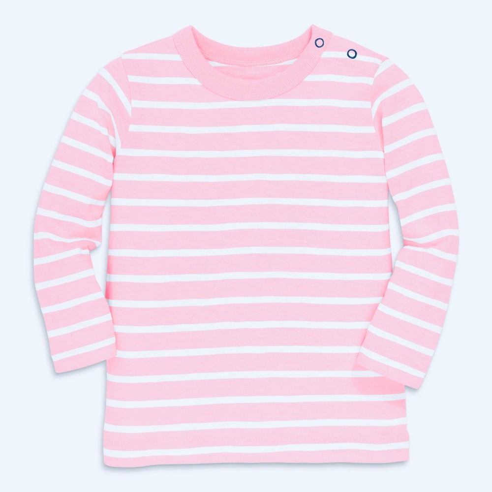 Light pink and white stripes Long sleeves